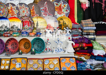 Geschenk-Shop Ware und Lieferant in Istanbul, Türkei Stockfoto