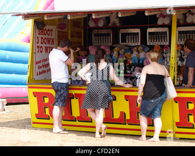 Dreharbeiten Festplatz Stall, UK Stockfoto
