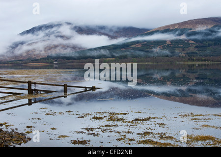 Loch Eil, in der Nähe von Fort William, Lochaber, Schottland, Vereinigtes Königreich, Europa Stockfoto