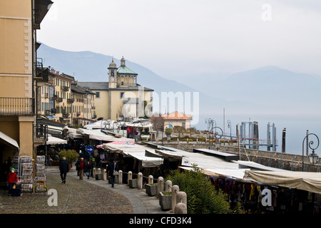 Traditioneller Markt, Cannobio, Piemont, Italien Stockfoto