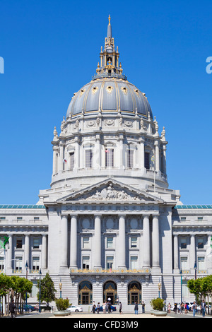 Rathaus und Stadthalle, San Francisco, Kalifornien, USA Stockfoto