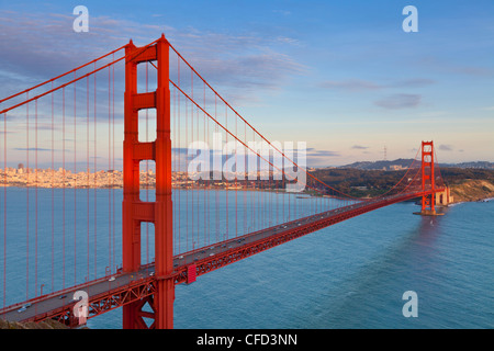 Die Golden Gate Bridge, Marin County, San Francisco, Kalifornien, USA Stockfoto