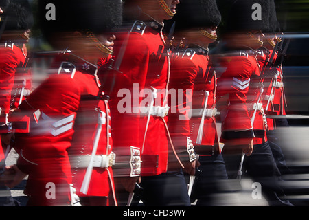 Ändern der Wache, Parliament Hill, Ottawa, Ontario, Kanada Stockfoto