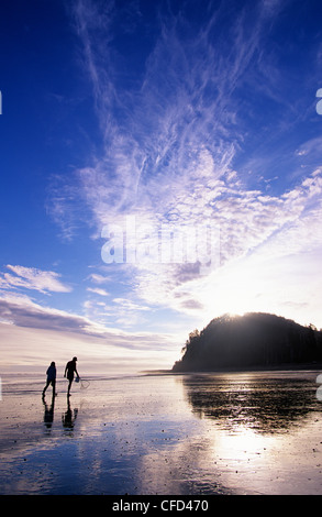 Queen Charlotte Islands, (Haida Gwaii), Tow Hügel am Agate Beach, Graham Island, British Columbia, Kanada. Stockfoto