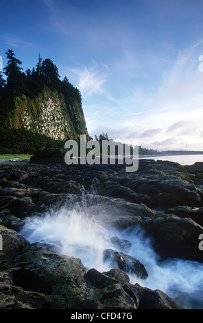 Queen Charlotte Islands, (Haida Gwaii), Tow Hill auf Graham Island an der Dämmerung, Britisch-Kolumbien, Kanada. Stockfoto