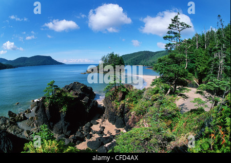 San Joseph Bay, Cape Scott Provincial Park, Vancouver Island, British Columbia, Kanada. Stockfoto