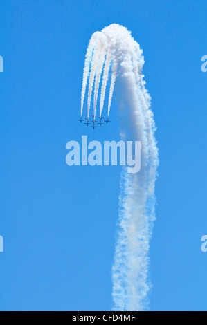 Die kanadischen Streitkräfte Snowbirds kanadischen durchführen Stockfoto