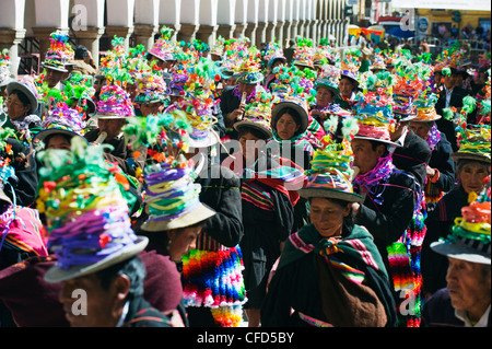 Anata Andina Harvest Festival, Karneval, Oruro, Bolivien, Südamerika Stockfoto
