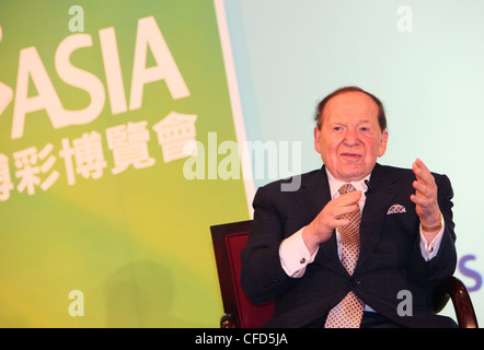 Sheldon Adelson, Chairman und Chief Executive Officer von Las Vegas Sands Corp. Stockfoto