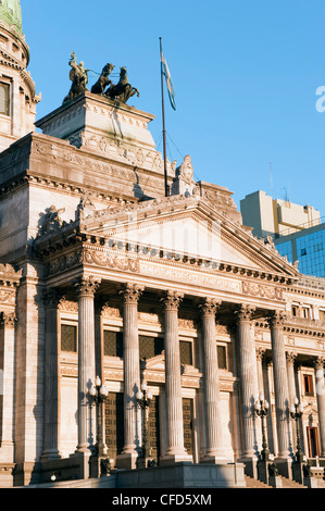 Palacio del Congreso (National-Kongress-Gebäude), Plaza del Congreso, Buenos Aires, Argentinien, Südamerika Stockfoto