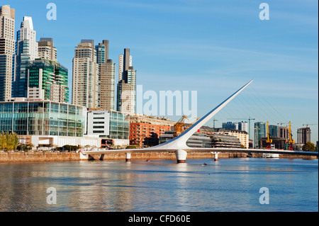 Puente De La Mujer, Buenos Aires, Argentinien, Südamerika Stockfoto