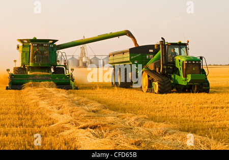 Kombinieren Sie weiblichen Operator erntet gewendetem Frühling Stockfoto