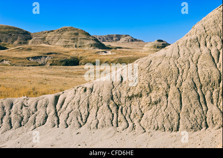 Killdeer Badlands, Ostblock, Grasslands National Park, Saskatchewan, Kanada Stockfoto