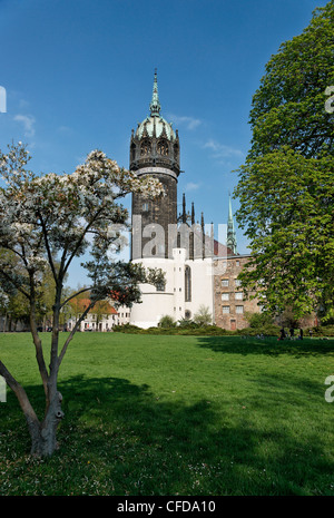 All Saints Church in Lutherstadt Wittenberg, Sachsen-Anhalt, Deutschland Stockfoto