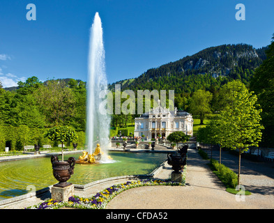 Schloss Linderhof, Ettal, Oberbayern, Deutschland Stockfoto