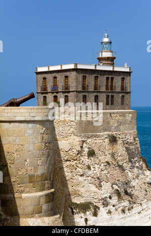 Leuchtturm in Medina Sidonia (alte Stadt) Bezirk, Melilla, Spanien, Spanisch Nordafrika, Afrika Stockfoto