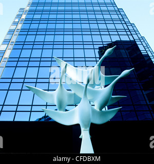 Westlichen Geist Skulptur, Marktplatz, Regina, Saskatchewan, Kanada Stockfoto