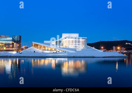 Oslo Opernhaus, Snøhetta Architekten, Oslo, Norwegen, Skandinavien, Europa Stockfoto