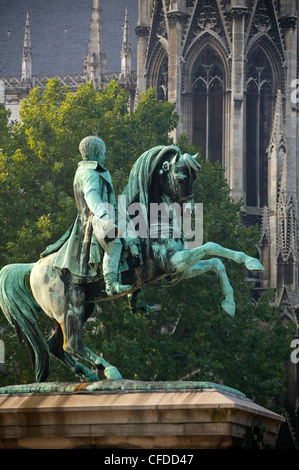 Place du General de Gaulle Hotel d Ville Rouen Seine-Maritime Normandie Frankreich Stockfoto