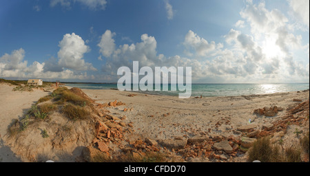 Es Trenc, Playa, Strand, in der Nähe von Colonia de Sant Jordi, Mallorca, Balearen, Spanien, Europa Stockfoto