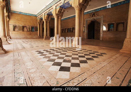 Alten Gemäuer in Chhatra Mahal, Bundi Palast, Bundi, Rajasthan, Indien, Asien Stockfoto