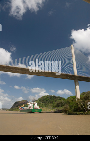 Neuen Millennium Bridge, Panama-Kanal, Panama, Mittelamerika Stockfoto