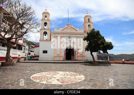 Guadalupe Chapel, Kirche Ojeda, ein bedeutender Wallfahrtsort, Taxco, Bundesstaat Guerrero, Mexiko Stockfoto