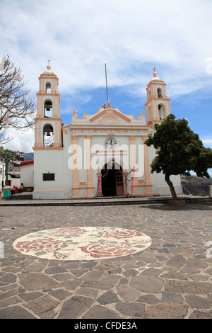 Guadalupe Chapel, Kirche Ojeda, ein bedeutender Wallfahrtsort, Taxco, Bundesstaat Guerrero, Mexiko Stockfoto