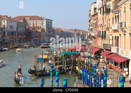 Canal Grande, Venedig, UNESCO World Heritage Site, Veneto, Italien, Europa Stockfoto