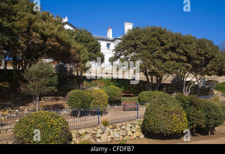 South Beach Villa und Undercliff Gärten, Felixstowe, Suffolk, England Stockfoto