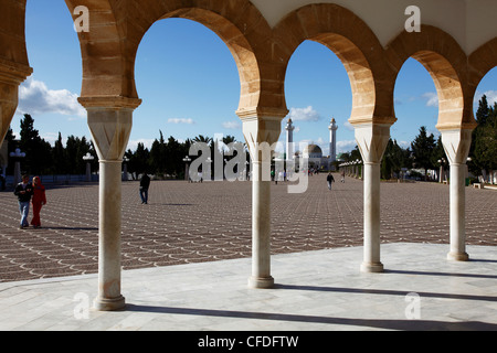 Mausoleum von Habib Bourguiba in Monastir, Tunesien, Nordafrika, Afrika Stockfoto