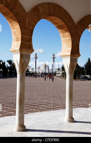 Mausoleum von Habib Bourguiba in Monastir, Tunesien, Nordafrika, Afrika Stockfoto