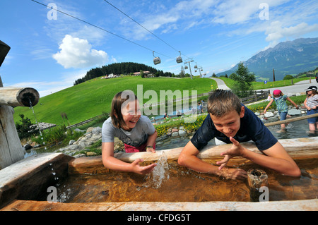 Im Hexenwasser in Hochsoell, zentral Tal, Tirol, Austria, Europe Stockfoto