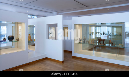 Museum Fuer Angewandte Kunst Frankfurt, Architekt Richard Meier, Frankfurt Am Main, Hessen, Deutschland, Europa Stockfoto