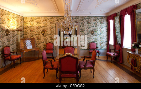 Frankfurter Goethe-Haus, Blick von Peking in Richtung der Noerdliche Seitenkabinett, Frankfurt Am Main, Hessen, Deutschland, Europa Stockfoto