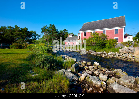 Barrington Woolen Mill Museum, Nova Scotia, Kanada Stockfoto