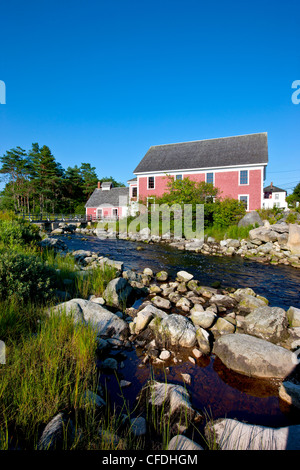 Barrington Woolen Mill Museum, Nova Scotia, Kanada Stockfoto