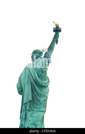 Rückansicht der Statue of Liberty, Liberty Island, New York City, New York, USA, Amerika Stockfoto