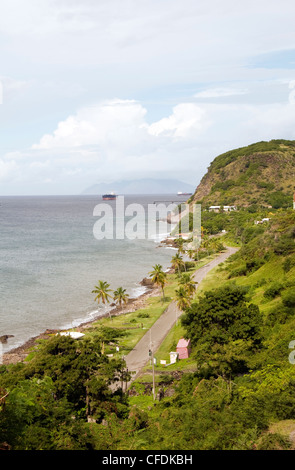 Oranje Bay Oranjestad Strand Karibik Sint Sint Eustatius Niederländische Antillen Insel Stockfoto