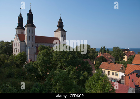 Visby Kathedrale, Visby, Gotland, Schweden Stockfoto