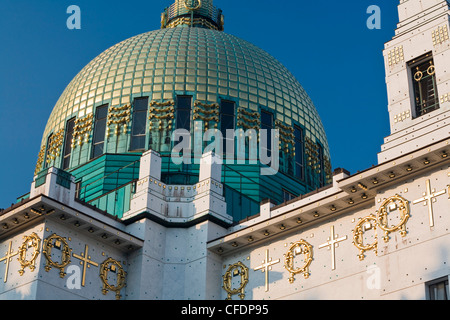 Kirche am Steinhof im Sonnenlicht, Baumgarten, Wien, Österreich, Europa Stockfoto