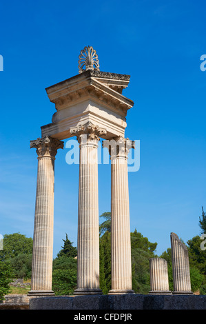 Antike römische Stätte von Glanum, St. Remy de Provence, Les Alpilles, Bouches du Rhone, Provence, Frankreich, Europa Stockfoto