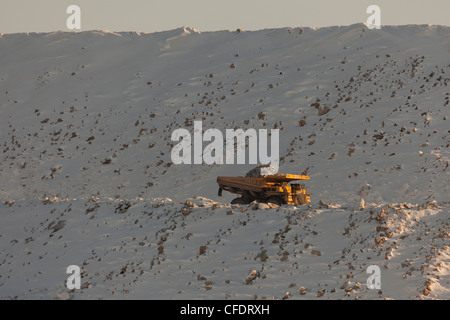 Haul Truck, Diavik Rio Tinto Diamond Mine, Nordwest-Territorien, Kanada Stockfoto