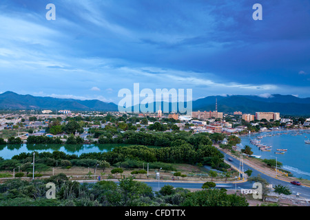 Ansicht von Juangriego, Isla De Margarita (Isla Margarita), Nueva Esparta, Venezuela, Südamerika Stockfoto