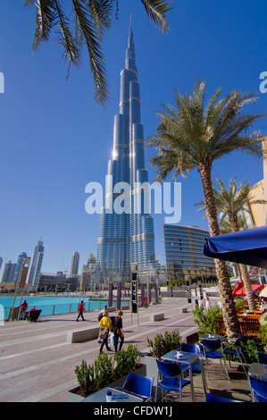 Burj Khalifa, Dubai, Vereinigte Arabische Emirate, Naher Osten Stockfoto