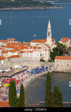Altstadt von Budva, Montenegro, Europa Stockfoto