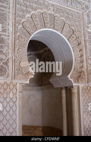 Medersa Ben Youssef, Marrakesch, Marokko, Nordafrika, Afrika Stockfoto