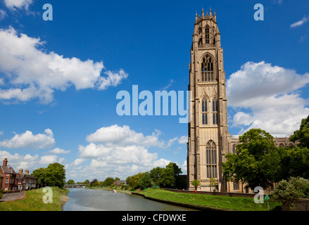 Die Boston Stump, St. Bartolph Kirche, Wormgate, Boston, Lincolnshire, England, Vereinigtes Königreich, Europa Stockfoto