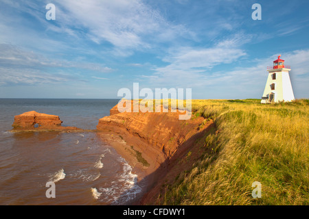 Cliff Erosion, Cape Egmont, Prince Edward Island, Canada Stockfoto