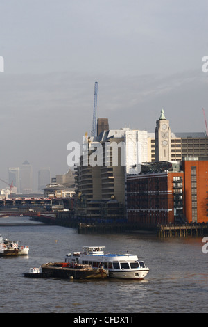 Ansicht von London aus Waterloo Bridge, London, England, UK Stockfoto